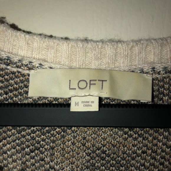 Loft Leopard Crewneck Sweater - Picture 3 of 3